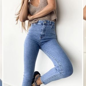 Chipre Prana high rise skinny jeans NWT lightwash 27